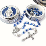 Brilliant Blue Rosary