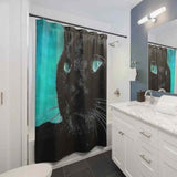Aquatic Cat Shower Curtain